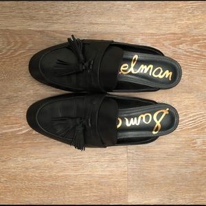 Paris Leather Black Loafer.